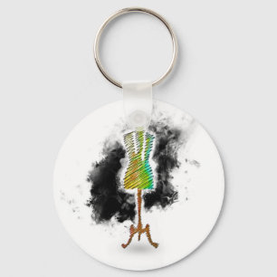Seamstress mannequin / Dressmaker Mannequin Key Ring
