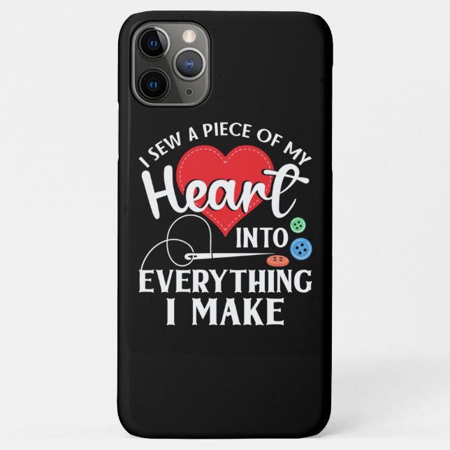 Seamstress Quilting Knitting Case-Mate iPhone Case (Back)