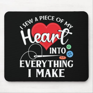Seamstress Quilting Knitting Mouse Pad