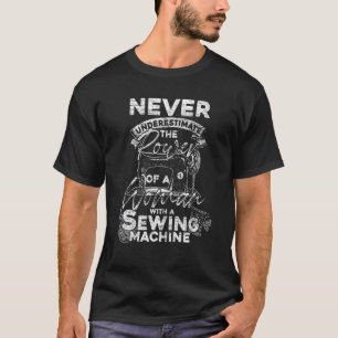 Seamstress Sewer Women Girls Quilter Sewing Machin T-Shirt