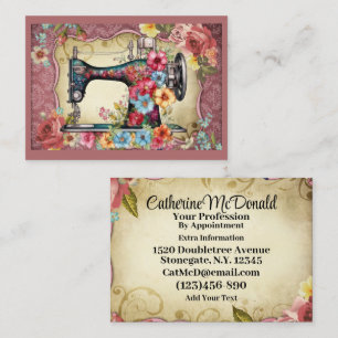 Seamstress Sewing Tailor Business Card