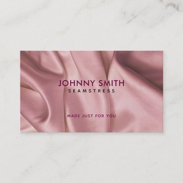 Seamstress Slogans Business Cards (Front)