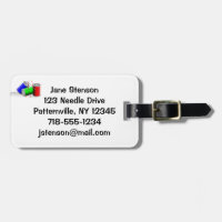 Seamstress, Tailor Design Luggage Tag