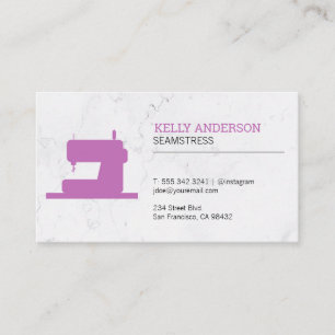 Seamstress Wardrobe Designer Business Card