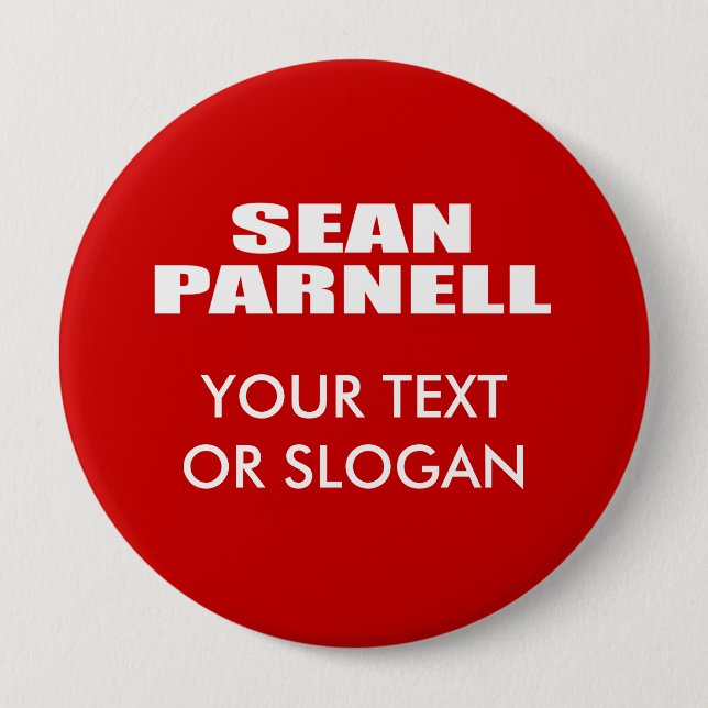 SEAN PARNELL FOR GOVERNOR 10 CM ROUND BADGE (Front)