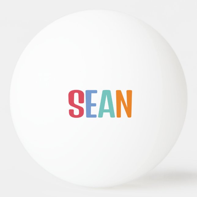 Sean Ping Pong Ball (Front)