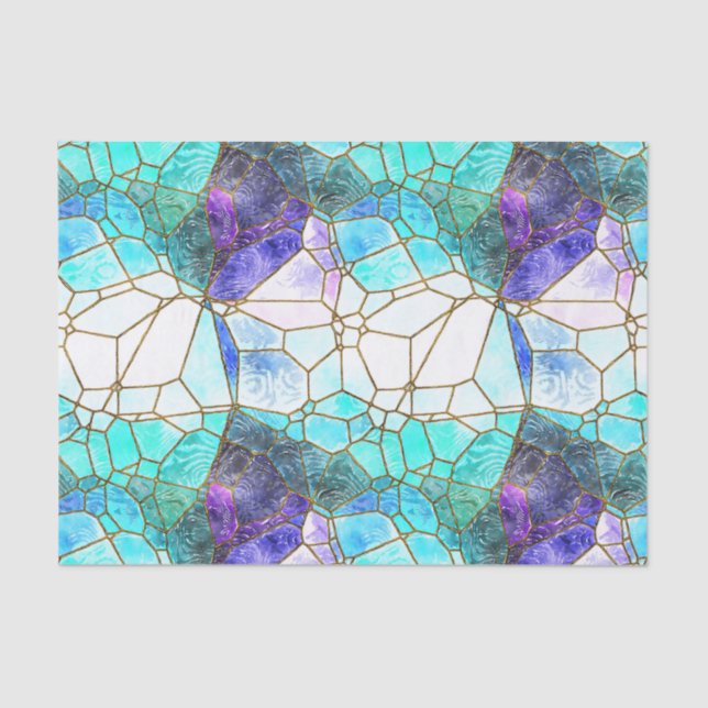 Sean Stones Stained Glass Effect Decoupage Tissue Paper (Front)