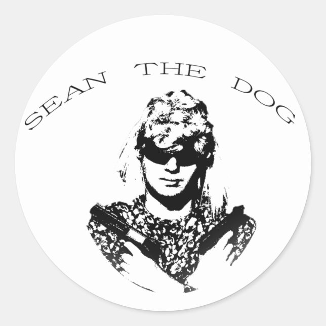 Sean The Dog Sticker Large (Front)