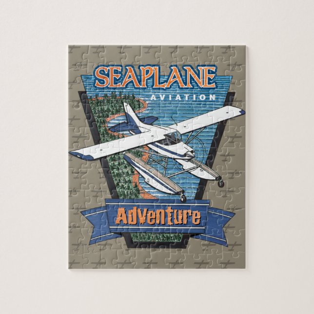 Seaplane Aviation Adventure Jigsaw Puzzle (Vertical)