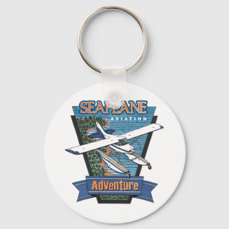 Seaplane Aviation Adventure Key Ring