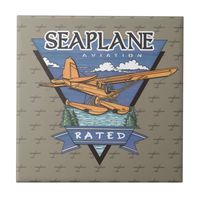 Seaplane Aviation Rated Ceramic Tile (Front)