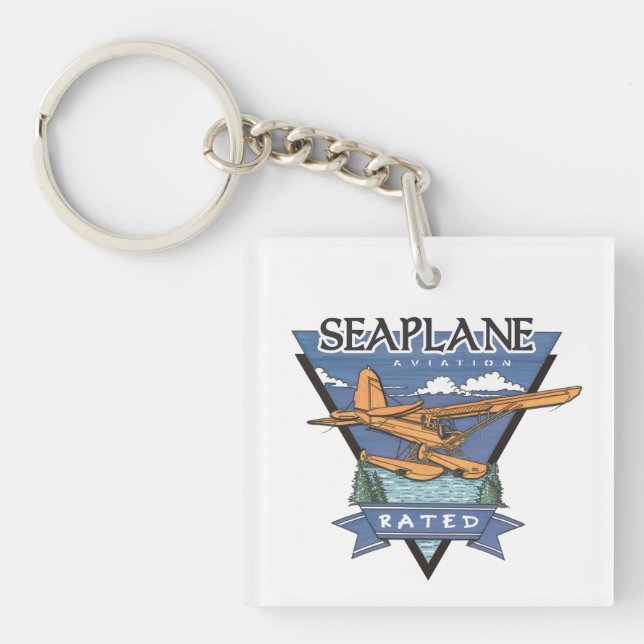 Seaplane Aviation Rated Key Ring (Front)