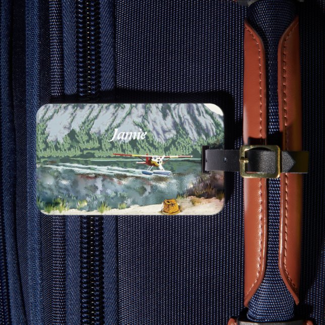 Seaplane Luggage Tag (Front Insitu 4)
