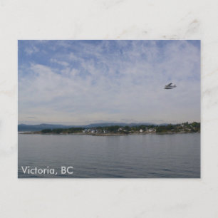 Seaplane Over Victoria, BC Postcard