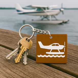 Seaplanes Sign Key Ring
