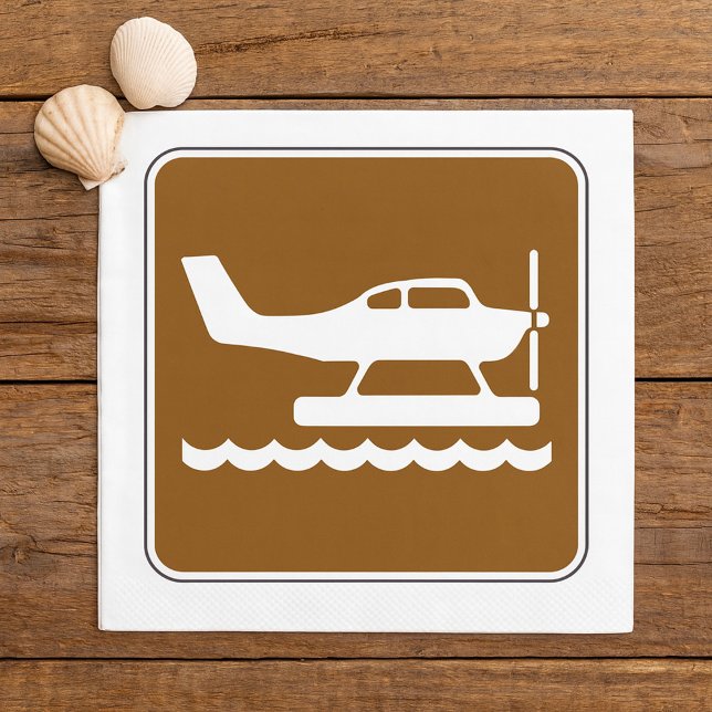 Seaplanes Sign Napkin (Creator Uploaded)