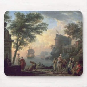 Seaport, 1763 mouse pad