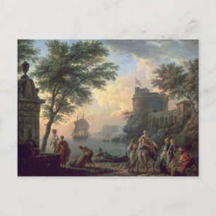 Seaport, 1763 postcard