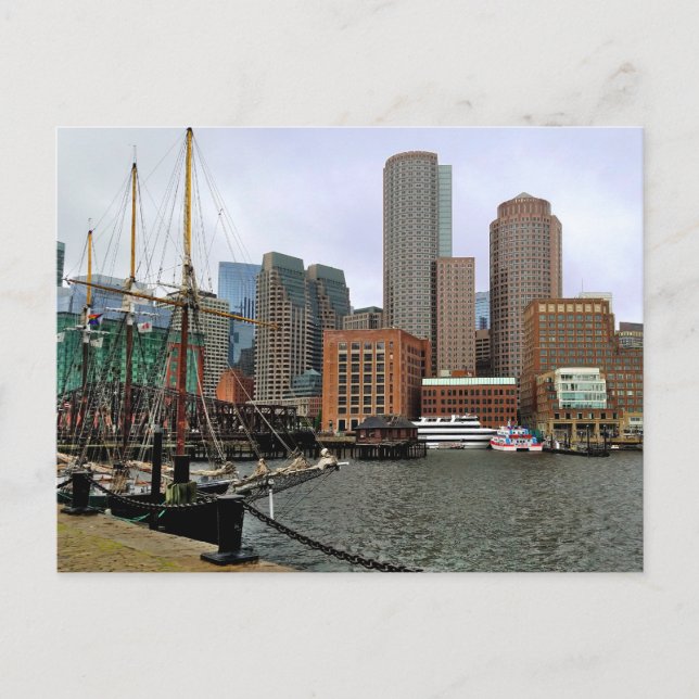 Seaport Boston Massachusetts Postcard (Front)