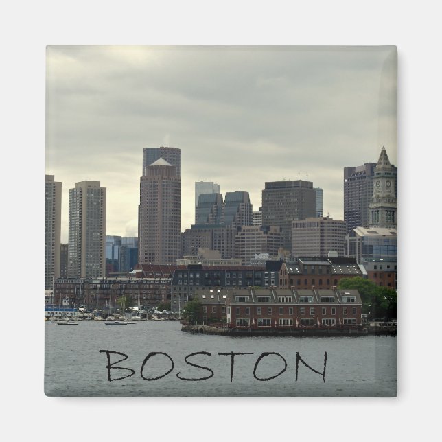 SEAPORT OF BOSTON HARBOR MAGNET (Front)