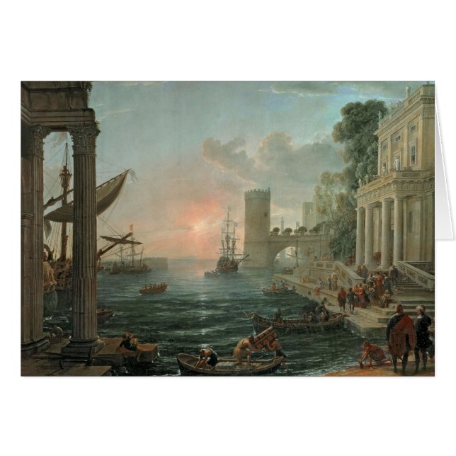 Seaport with the Embarkation (Front Horizontal)