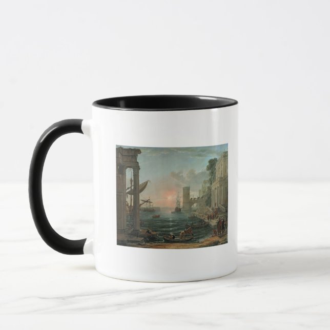 Seaport with the Embarkation Mug (Left)