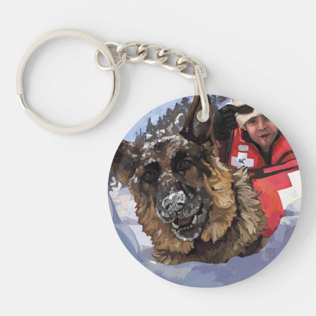 Search and Rescue Key Ring (Front)