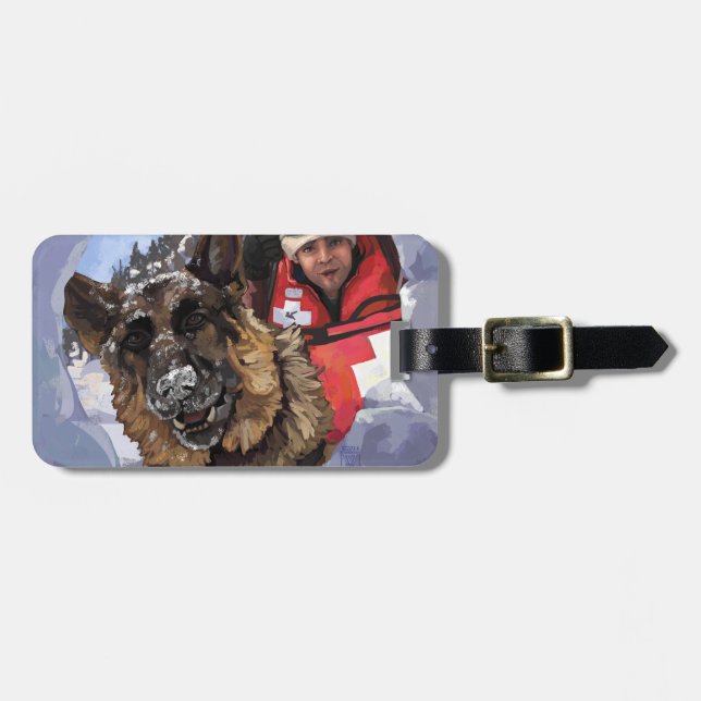 Search and Rescue Luggage Tag (Front Horizontal)