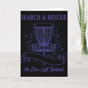 Search And Rescue No Disc Left Behind Disc Golf _1 Card