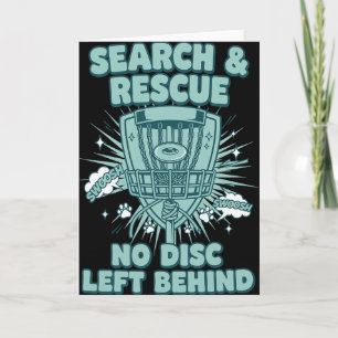 Search And Rescue No Disc Left Behind Disc Golf _2 Card
