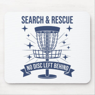 Search And Rescue No Disc Left Behind Disc Golf Sk Mouse Pad