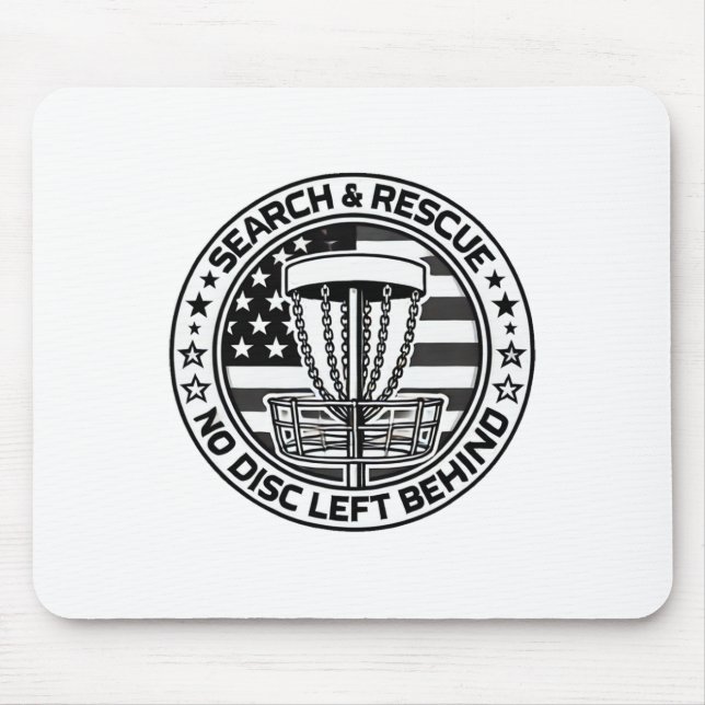 Search And Rescue - No Disc Left Behind  Mouse Pad (Front)