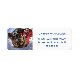 Search and Rescue Return Address Label