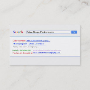 Search Engine Business Card