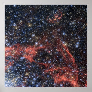 Search For Stellar Survivor Of Supernova Explosion Poster