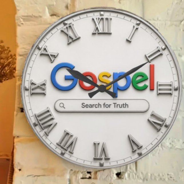 Search for Truth Bible Inspired Gospel Large Clock (Creator Uploaded)
