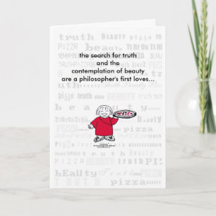 SEARCH FOR TRUTH & PIZZA! Card