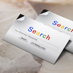 Search my Keywords Creative Business Card