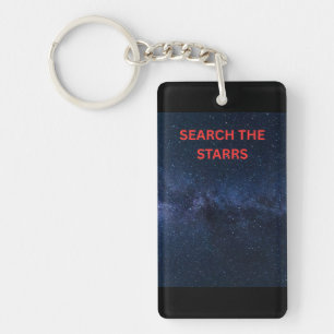 Search the Stars Night Sky Keychain