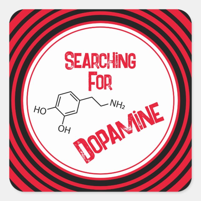 Searching For Dopamine Sticker (Front)