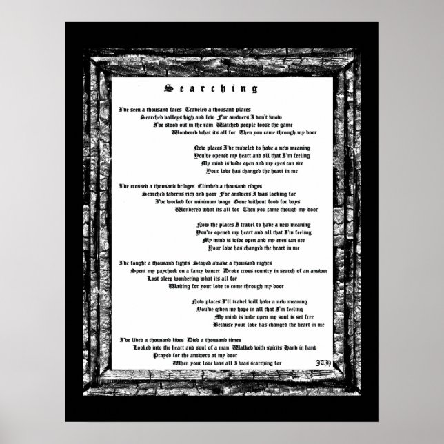 Searching Poster (Front)