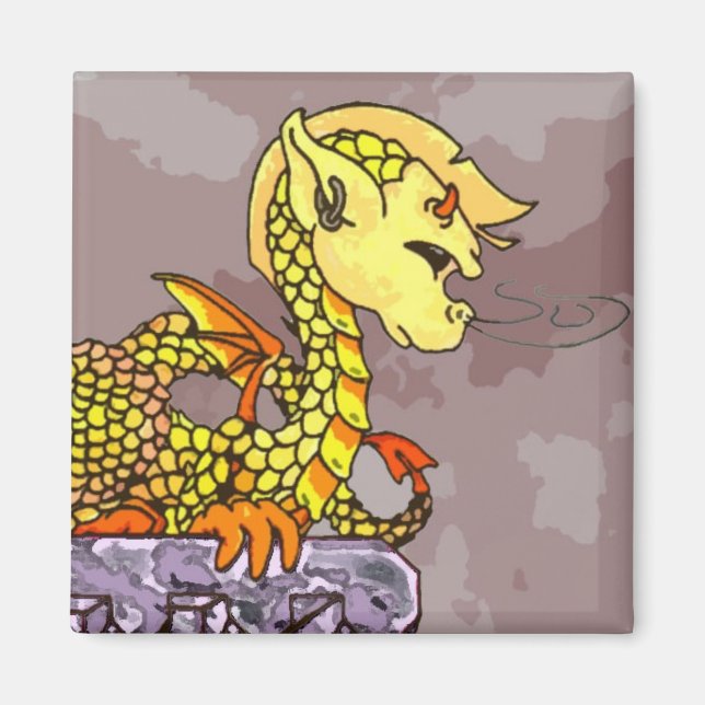 Seared The Baby Dragon Magnet (Front)