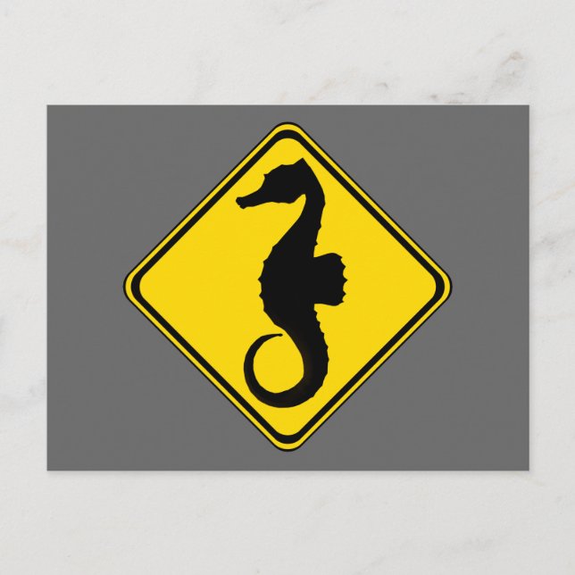 Searhorse Crossing ! Postcard (Front)