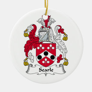 Searle Family Crest Ceramic Tree Decoration