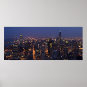 Sears Tower Panoramic Poster