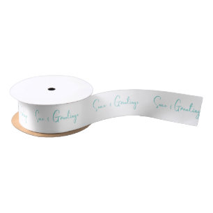 Seas and Greetings Satin Ribbon