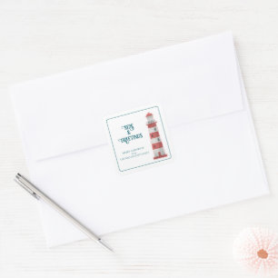 Seas & Greetings Lighthouse Sticker
