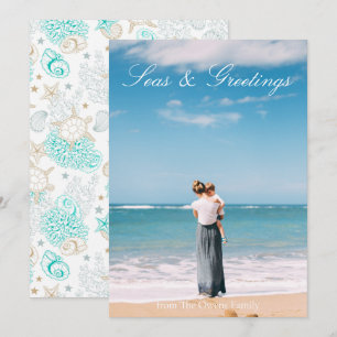 Seas Love Sea & Greetings Ocean Photo Flat Card