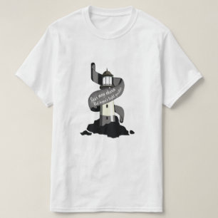 Seas may churn, but hope's light guides T-Shirt