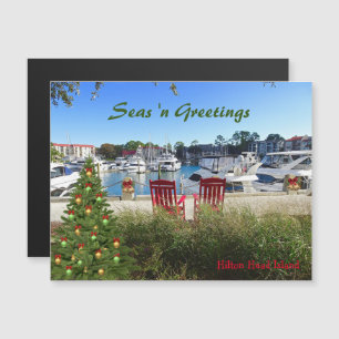 Seas 'n Greetings Hilton Head SC Magnetic Card